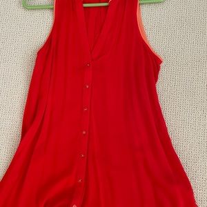 Women’s orange size small top